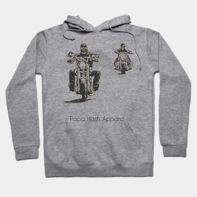 Papa Hash Apparel: Father and Son Hoodie by Papa Hash's House of Art